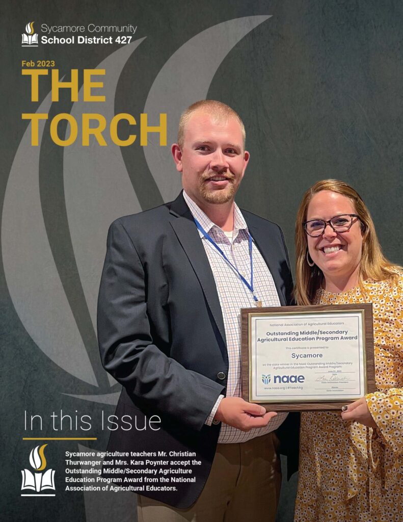 The Torch Cover for the first edition newsletter